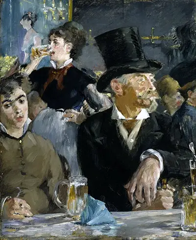 At the Cafe Edouard Manet